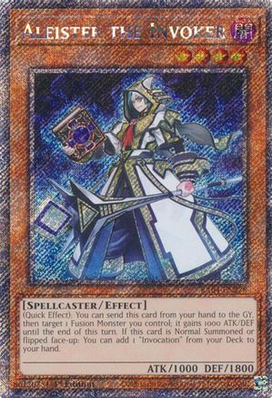 Aleister the Invoker (Platinum Secret Rare) - RA04-EN278 - Quarter Century Stampede 1st Edition