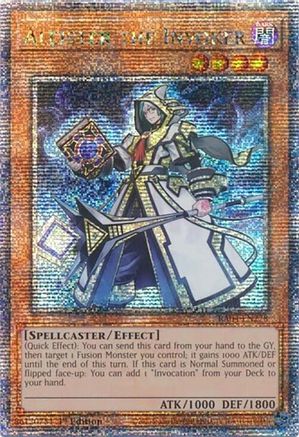 Aleister the Invoker (Quarter Century Secret Rare) - RA04-EN278 - Quarter Century Stampede 1st Edition