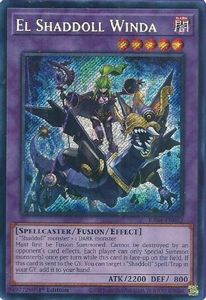 El Shaddoll Winda (Secret Rare) (RA04-EN052) - Quarter Century Stampede