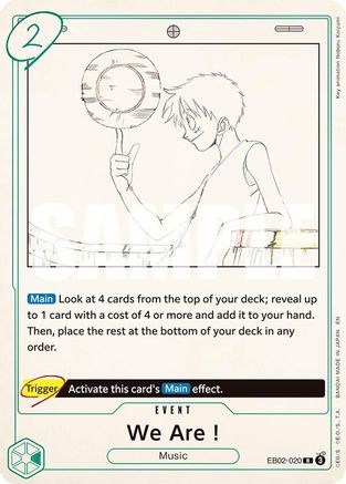 We Are! (EB02-020) - Extra Booster: Anime 25th Collection