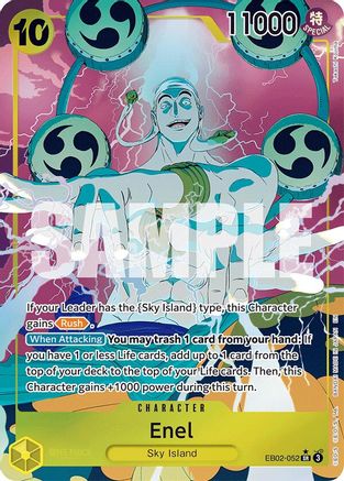 Enel (Alternate Art) (EB02-052) - Extra Booster: Anime 25th Collection