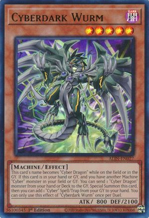Cyberdark Wurm (ALIN-EN027) - Alliance Insight 1st Edition
