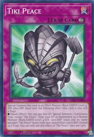 Tiki Peace (ALIN-EN089) - Alliance Insight 1st Edition