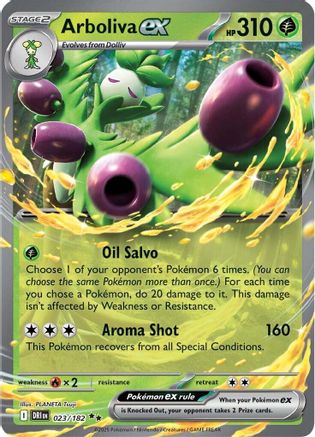Arboliva ex 23 - SV10 Destined Rivals Holofoil