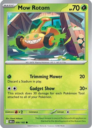 Mow Rotom 9 - SV10 Destined Rivals Reverse Holofoil