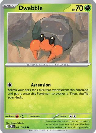 Dwebble 11 - SV10 Destined Rivals