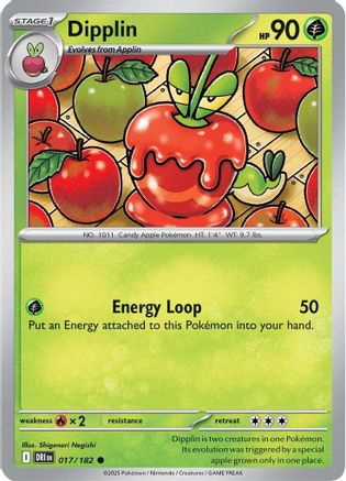 Dipplin 17 - SV10 Destined Rivals Reverse Holofoil