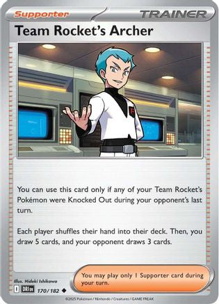 Team Rocket's Archer - 170/182 170 - SV10 Destined Rivals