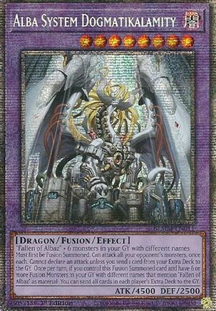 Alba System Dogmatikalamity (Starlight Rare) - BLMM-EN011 - Battles of Legend: Monster Mayhem 1st Edition