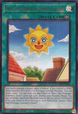 Fairy Tale Prologue: Journey's Dawn (BLMM-EN036) - Battles of Legend: Monster Mayhem 1st Edition