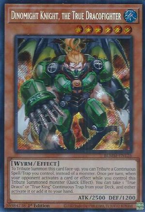 Dinomight Knight, the True Dracofighter (BLMM-EN126) - Battles of Legend: Monster Mayhem 1st Edition
