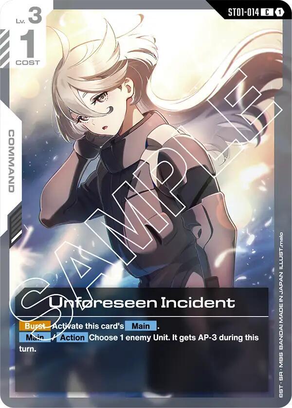 Unforeseen Incident - Starter Deck 01: Heroic Beginnings (ST01)