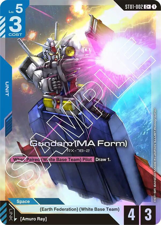 Gundam (MA Form) (C+) - Starter Deck 01: Heroic Beginnings (ST01)