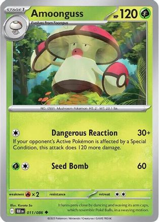 Amoonguss - 011/086 - SV Black Bolt