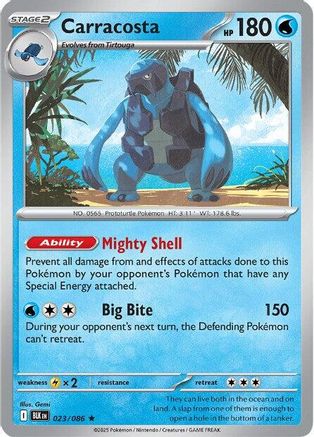 Carracosta 23 - SV Black Bolt Holofoil