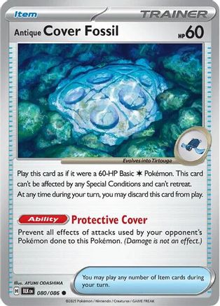 Antique Cover Fossil - 080/086 - SV Black Bolt Reverse Holofoil