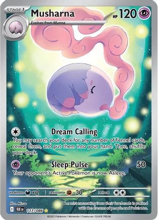 Musharna - 117/086 117 - SV Black Bolt Holofoil
