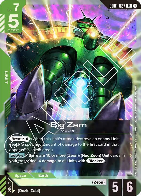 Big Zam - Newtype Rising (GD01)