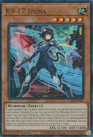K9-17 Izuna (JUSH-EN031) - Justice Hunters 1st Edition