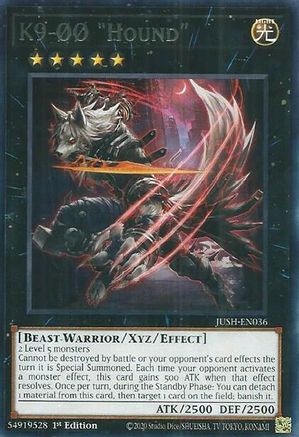 K9-00 "Hound" (JUSH-EN036) - Justice Hunters 1st Edition