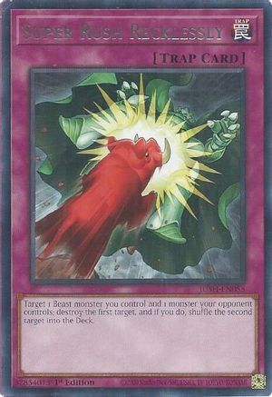 Super Rush Recklessly (JUSH-EN055) - Justice Hunters 1st Edition