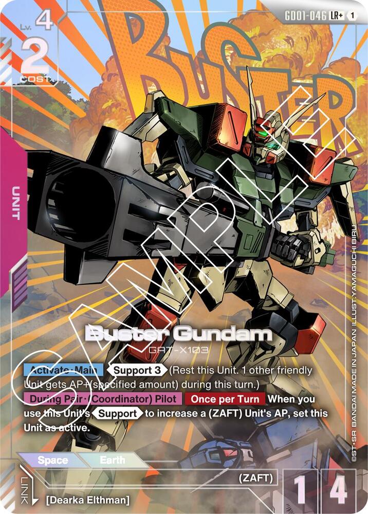 Buster Gundam (LR+) - Newtype Rising (GD01)