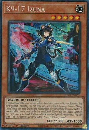 K9-17 Izuna (CR) (JUSH-EN031) - Justice Hunters 1st Edition