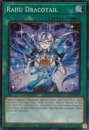Rahu Dracotail (CR) (JUSH-EN009) - Justice Hunters 1st Edition