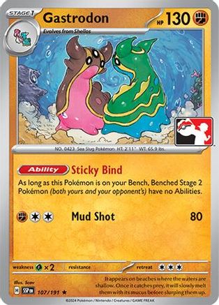 Gastrodon - 107/191 - Prize Pack Series Cards