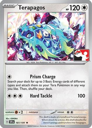 Terapagos - 161/191 - Prize Pack Series Cards