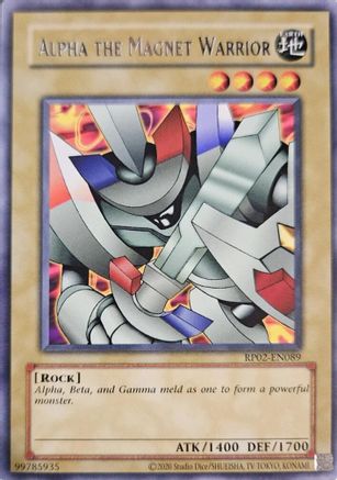 Alpha The Magnet Warrior - RP02-EN089 - Retro Pack 2 (2020 Date Reprint) Unlimited