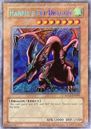 Harpie's Pet Dragon - RP02-EN093 - Retro Pack 2 (2020 Date Reprint) Unlimited