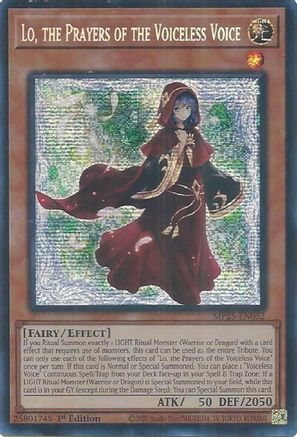 Lo, the Prayers of the Voiceless Voice (MP25-EN052) - 2025 Mega-Pack 1st Edition