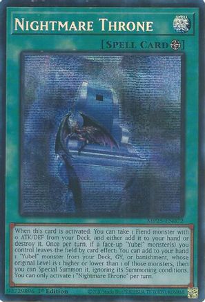 Nightmare Throne (MP25-EN072) - 2025 Mega-Pack 1st Edition