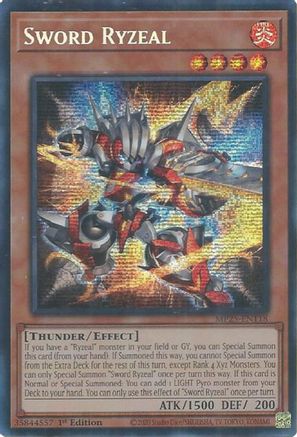 Sword Ryzeal (MP25-EN118) - 2025 Mega-Pack 1st Edition