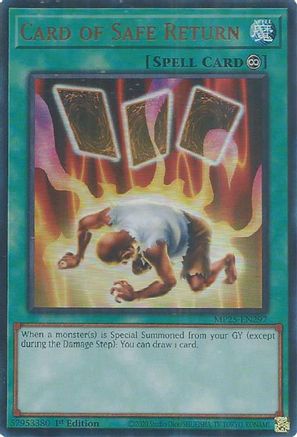Card of Safe Return (MP25-EN297) - 2025 Mega-Pack 1st Edition
