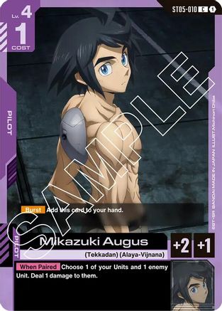 Mikazuki Augus - ST05-010 - Starter Deck 05 Iron Bloom