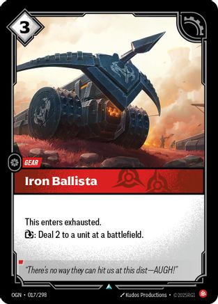 Iron Ballista - 017/298 - Origins Foil