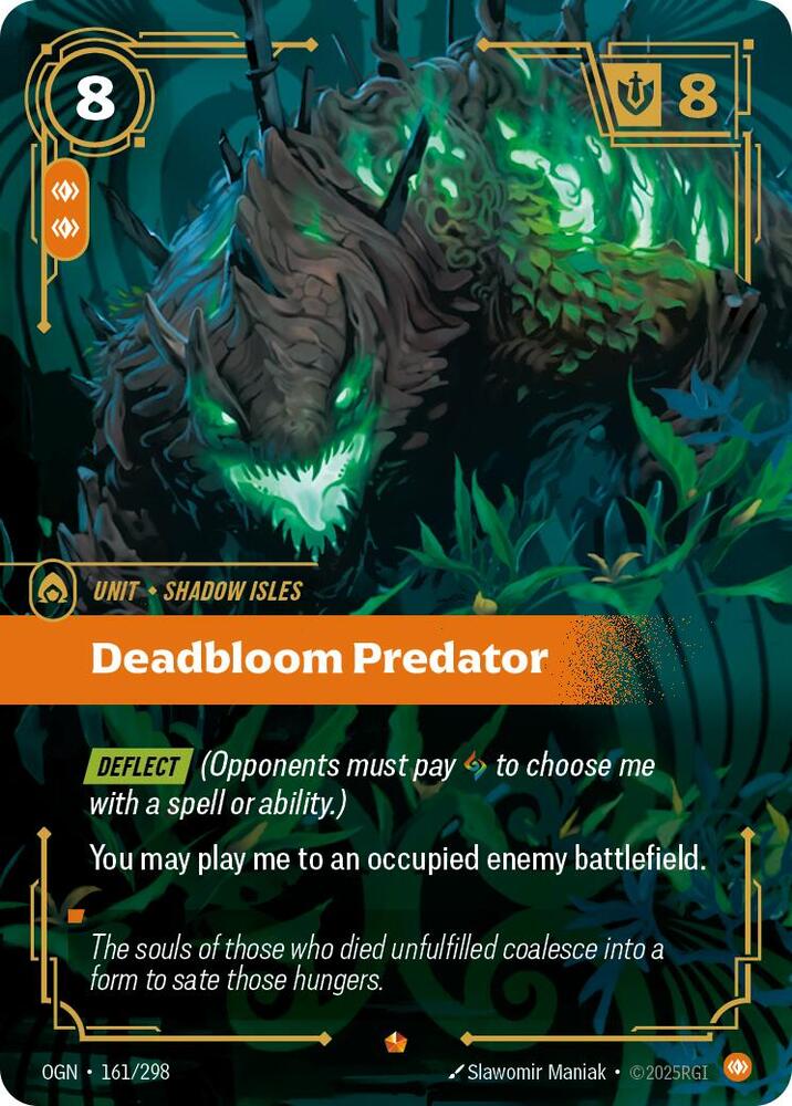 RIFTBOUND Deadbloom Predator (OGN 161/298) Origins