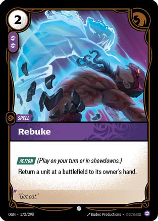 Rebuke - 172/298 - Origins Foil