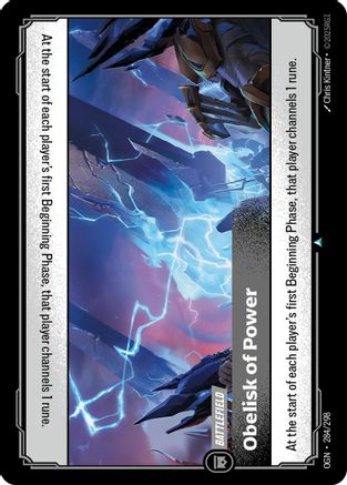 Obelisk of Power - 284/298 - Origins Foil