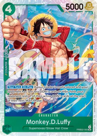 Monkey.D.Luffy - PRB02-005 - Premium Booster -The Best- Vol. 2 Foil
