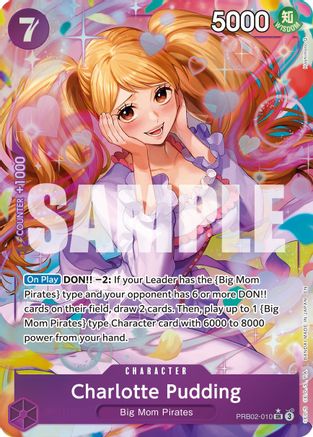 Charlotte Pudding (Alternate Art) - PRB02-010 - Premium Booster -The Best- Vol. 2 Foil