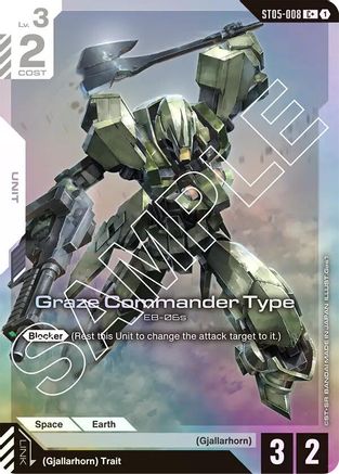 Graze Commander Type (C+) - ST05-008 - Starter Deck 05 Iron Bloom Holofoil