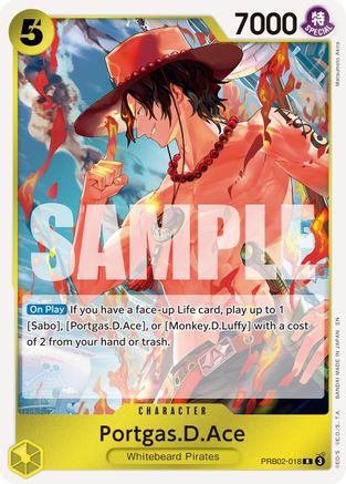 Portgas.D.Ace - PRB02-018 - Premium Booster -The Best- Vol. 2 Foil