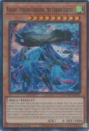Radiant Typhoon Varuroon, the Vibrant Vortex (DOOD-EN016) - Doom of Dimensions 1st Edition