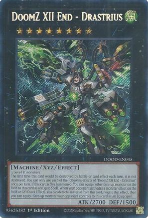 DoomZ XII End - Drastrius (DOOD-EN045) - Doom of Dimensions 1st Edition