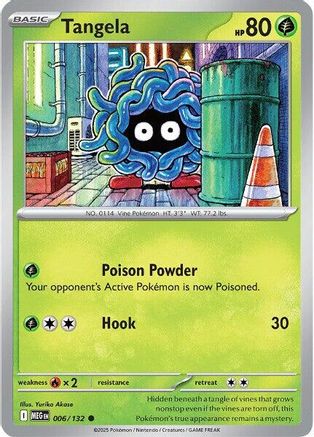 Tangela 6 - ME01 Mega Evolution Reverse Holofoil
