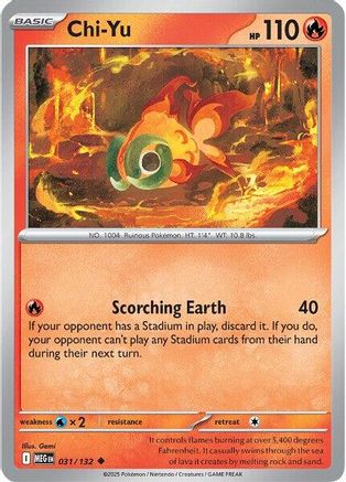 Chi-Yu 31 - ME01 Mega Evolution Reverse Holofoil