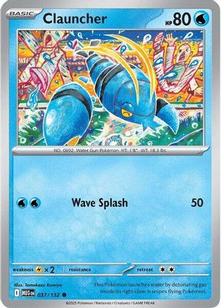 Clauncher 37 - ME01 Mega Evolution Reverse Holofoil